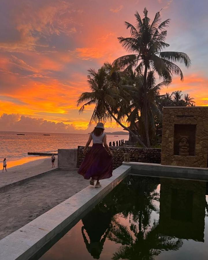 Utama Villas Beach Front Candidasa Kültér fotó
